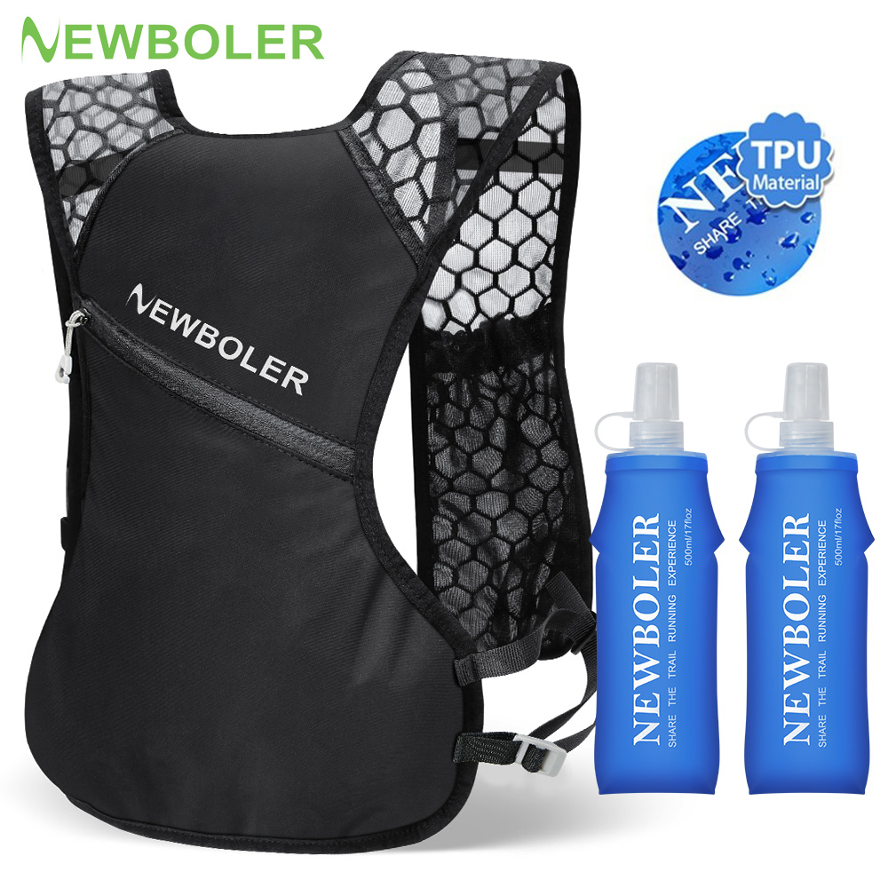 Running Hydration Vest - NEWBOLER Outdoor Trail Running Backpack Ultralekki