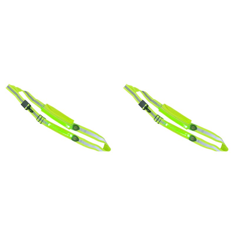 Running Gear Lights - BTLIFE-2X LED Odblaskowy Pas z Uchwytem