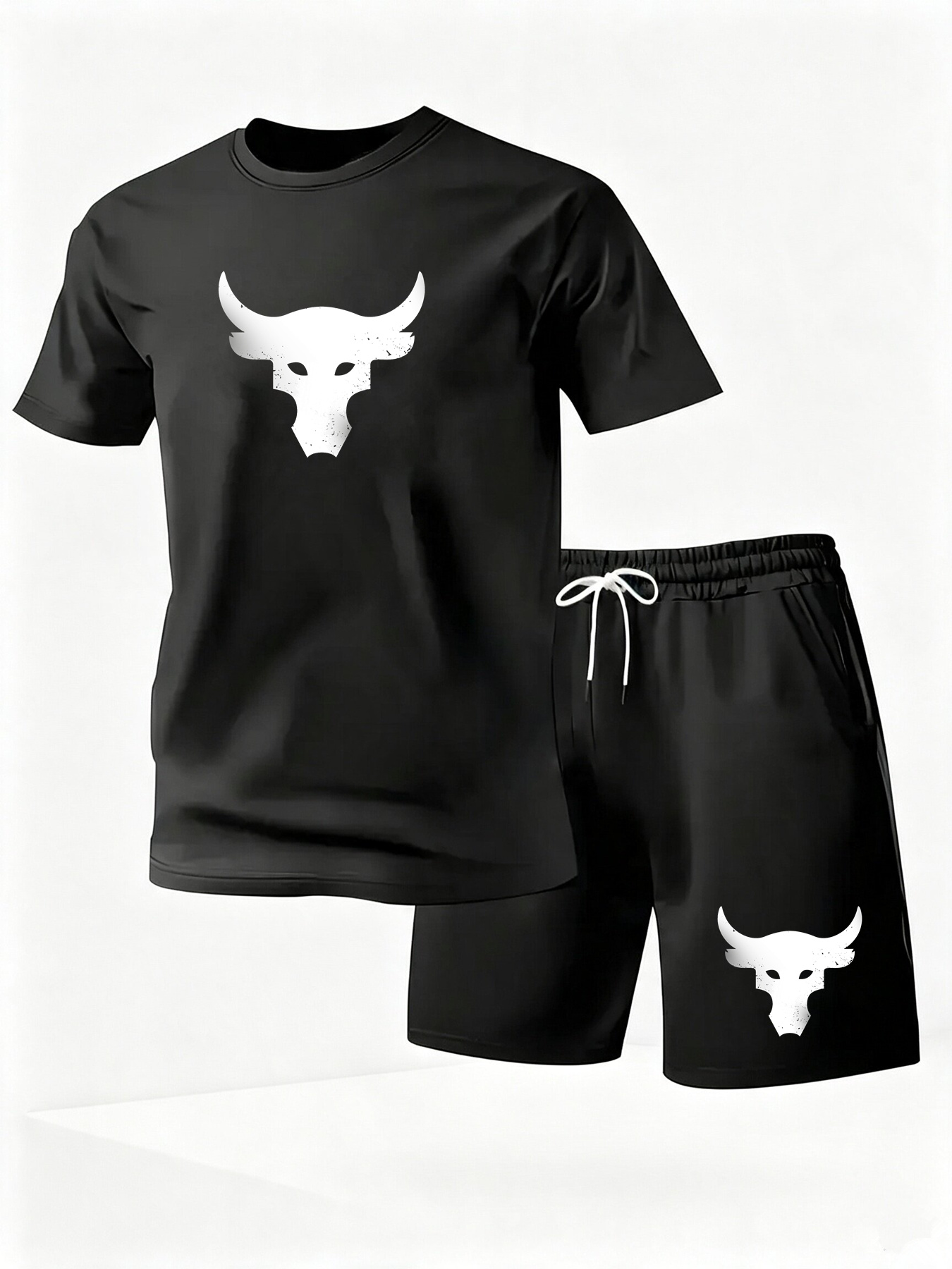 Running Gear Men - Letni męski szybkoschnący zestaw: koszulka z