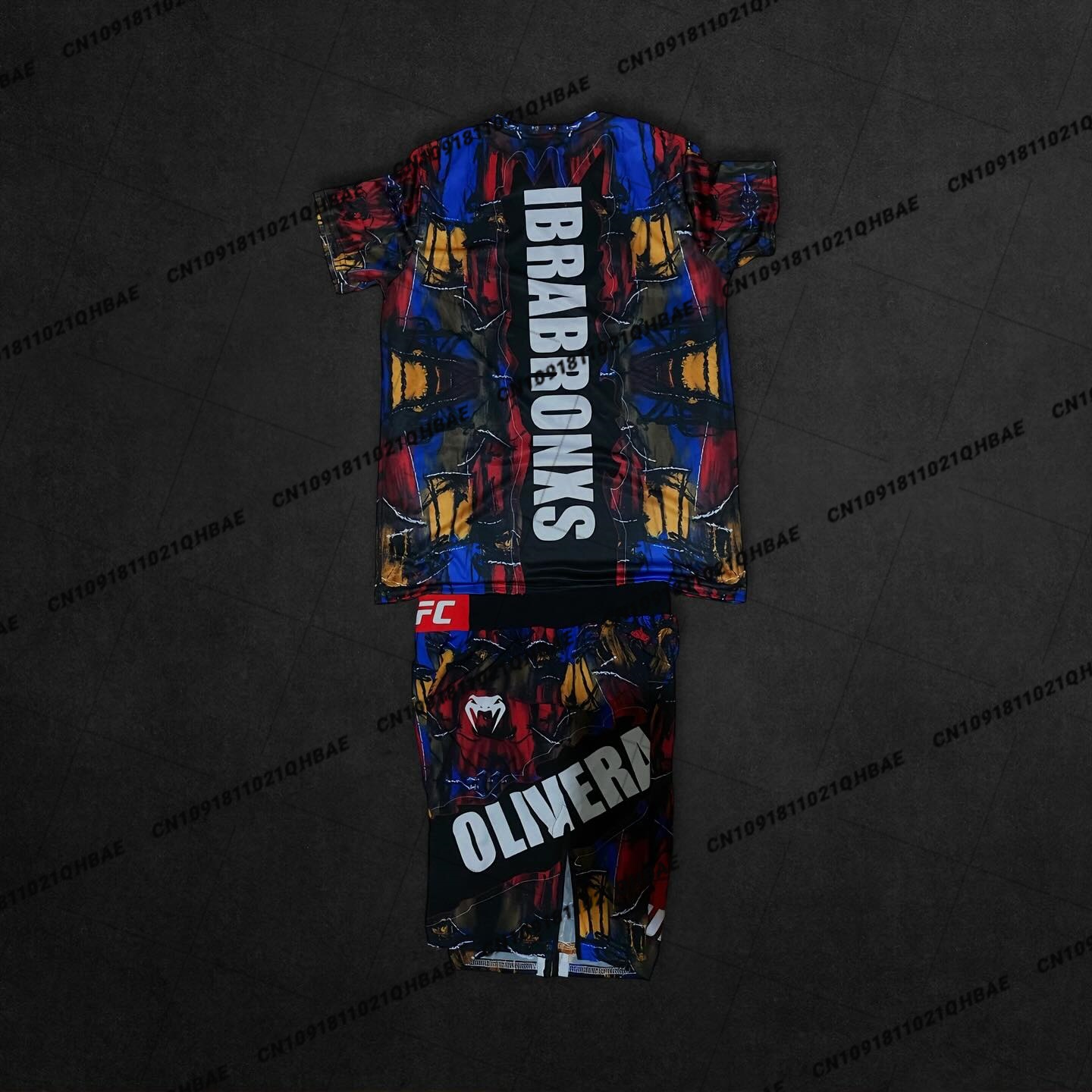 Running Gear Men - Letni Zestaw Bokserów MMA do Octagonu