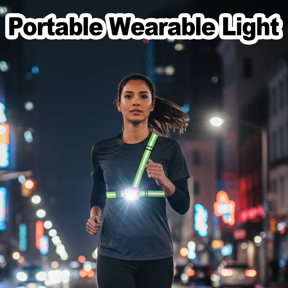 Running Gear Lights - Światło do biegania, ładowane przez USB,