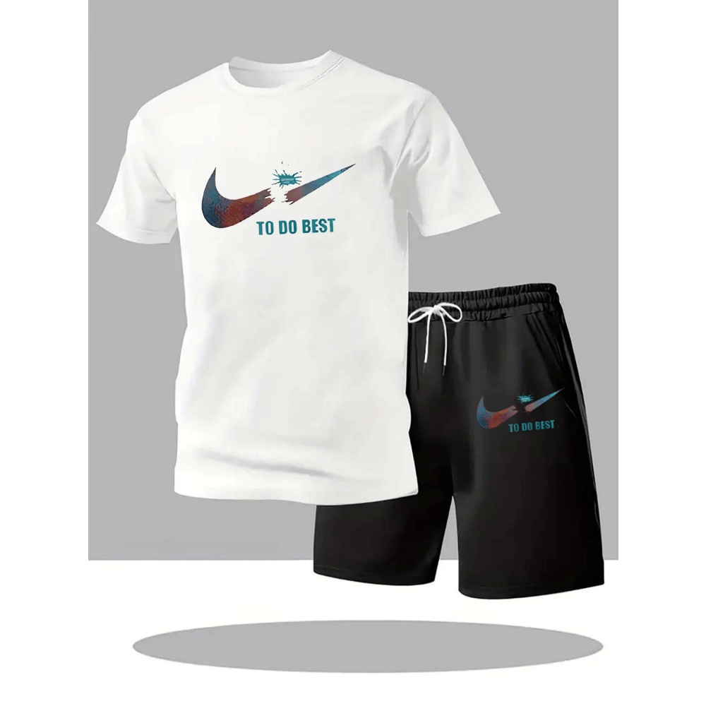 Running Gear Men - Nowy letni strój sportowy męski, modny