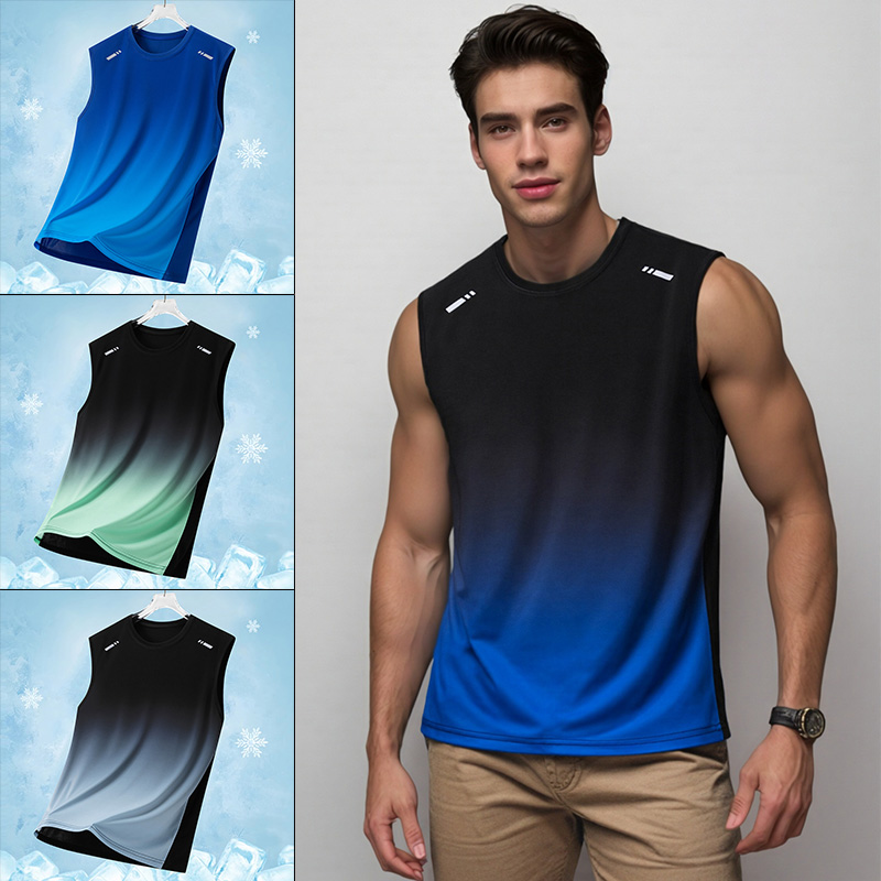 Running Hydration Vest - Męska sportowa koszulka bez rękawów z