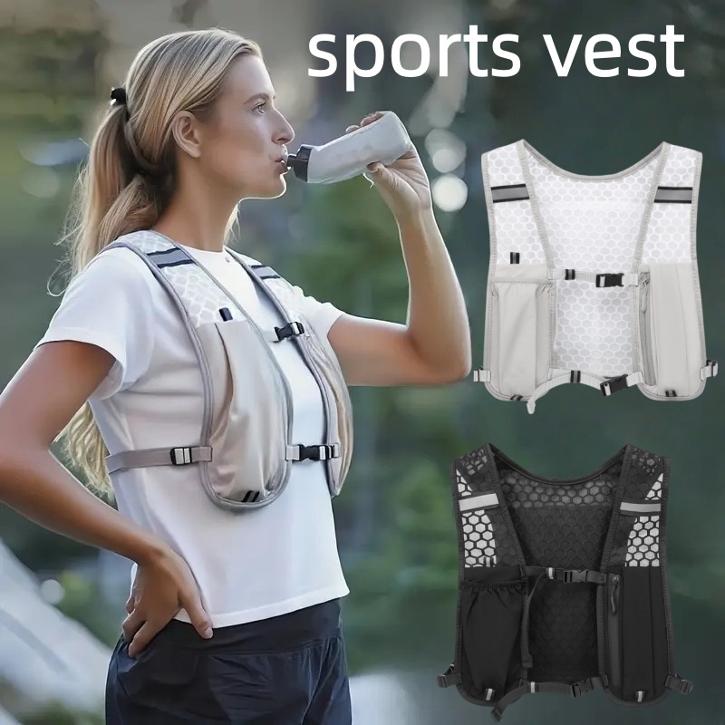 Running Hydration Vest - Unisexowa kamizelka do biegania, wodoodporny, oddychający