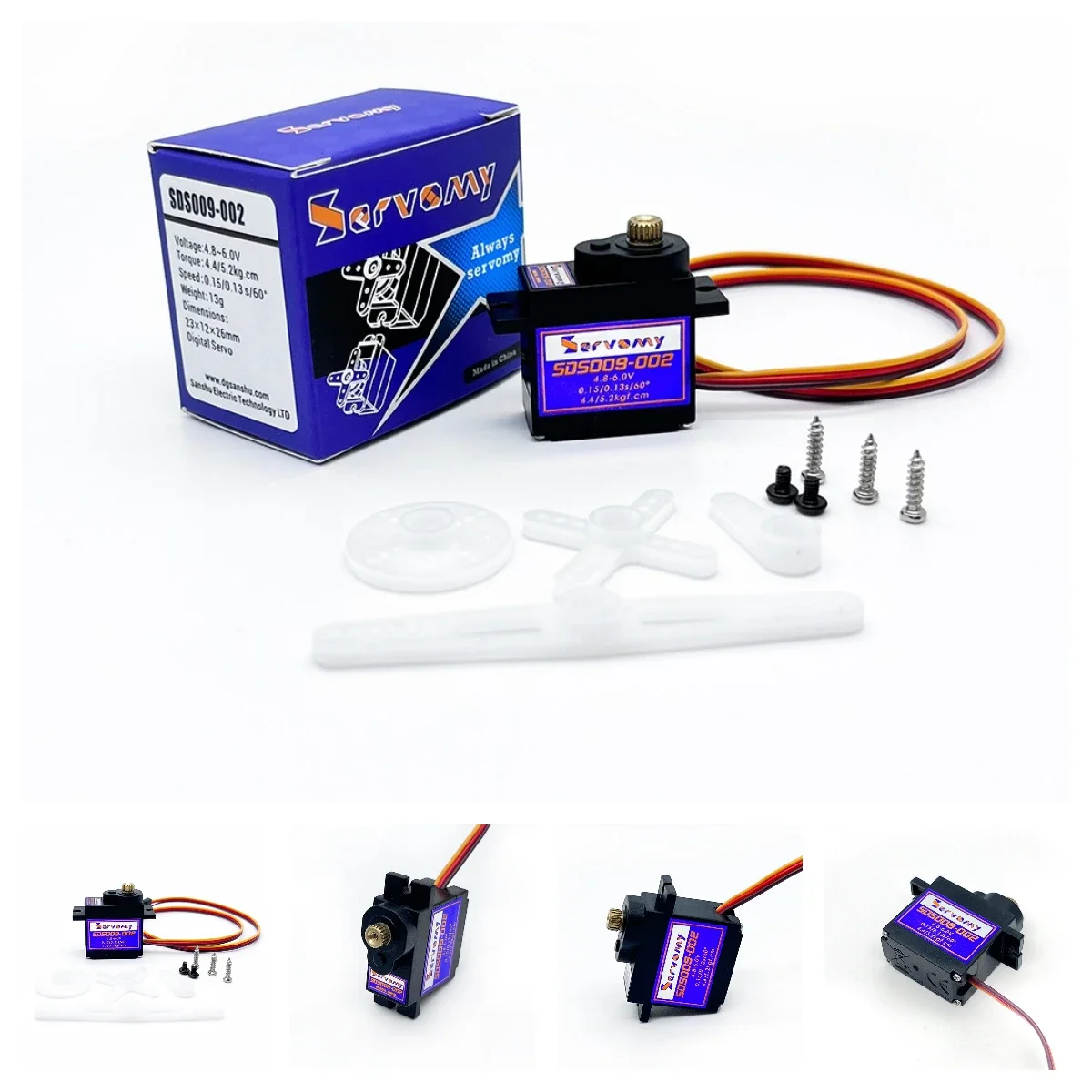 Running Gear Car - 4 szt. Serwo SDS009-02 9g Serwo