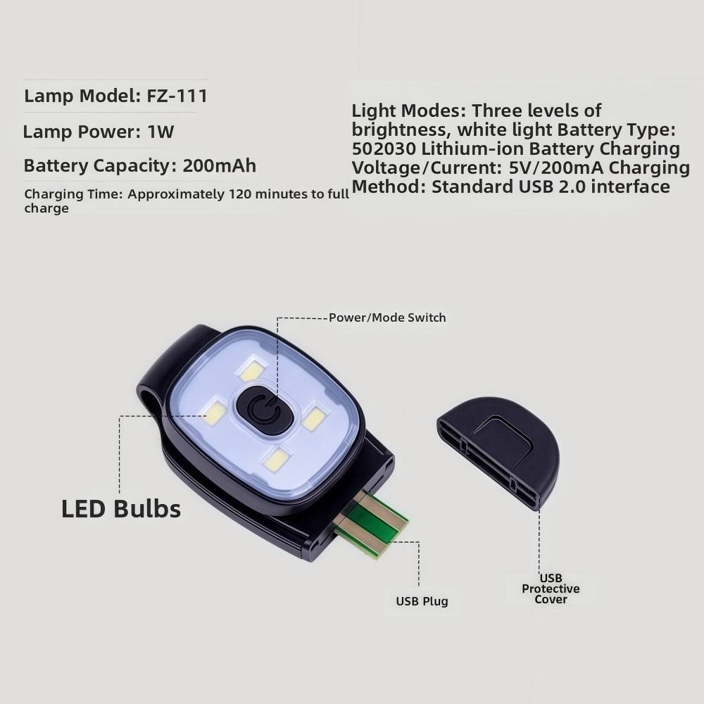 Running Gear Lights - Akumulatorowe lampki do biegania na zewnątrz,