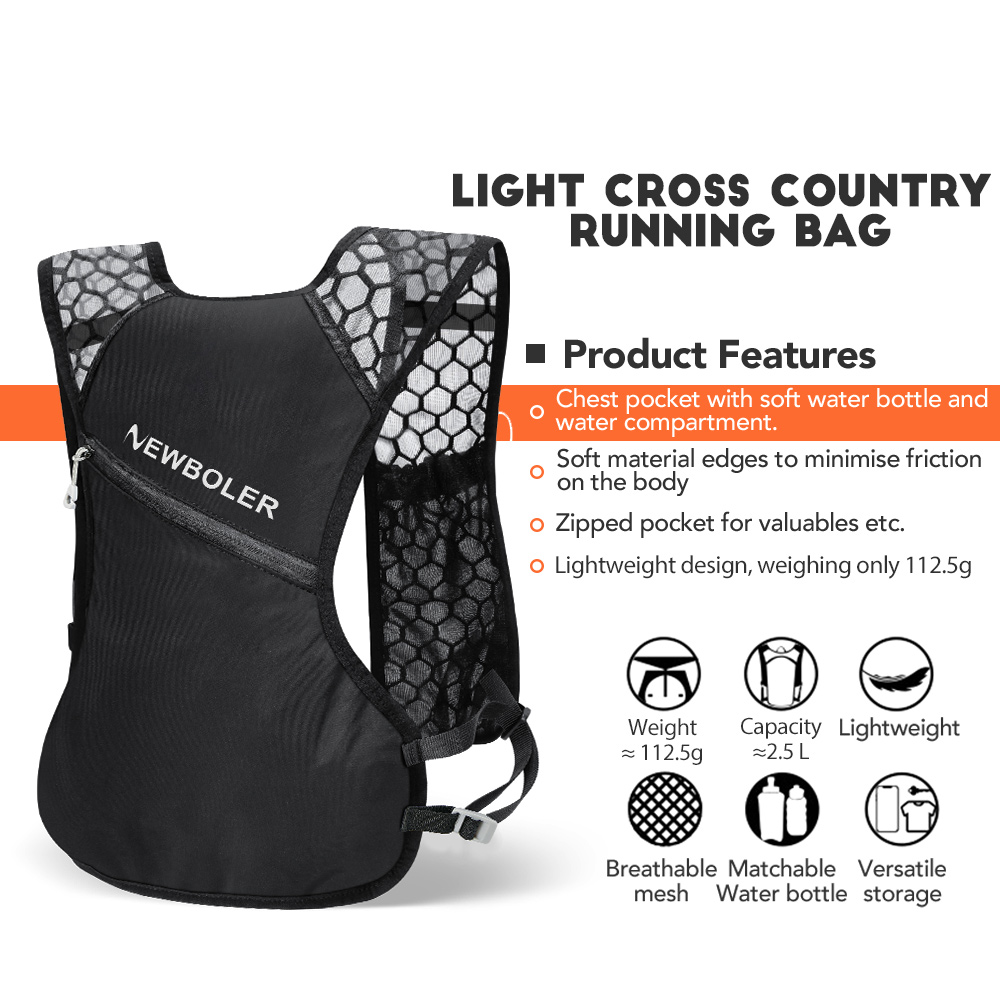NEWBOLER Outdoor Trail Running – Running Hydration Vest recenzja i cena