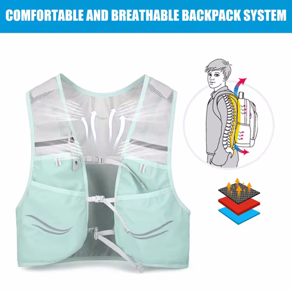Odblaskowa kamizelka do biegan – Running Hydration Vest recenzja i cena