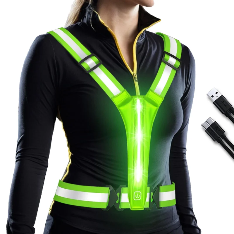 Kamizelka odblaskowa LED do bi – Running Gear Lights recenzja i cena