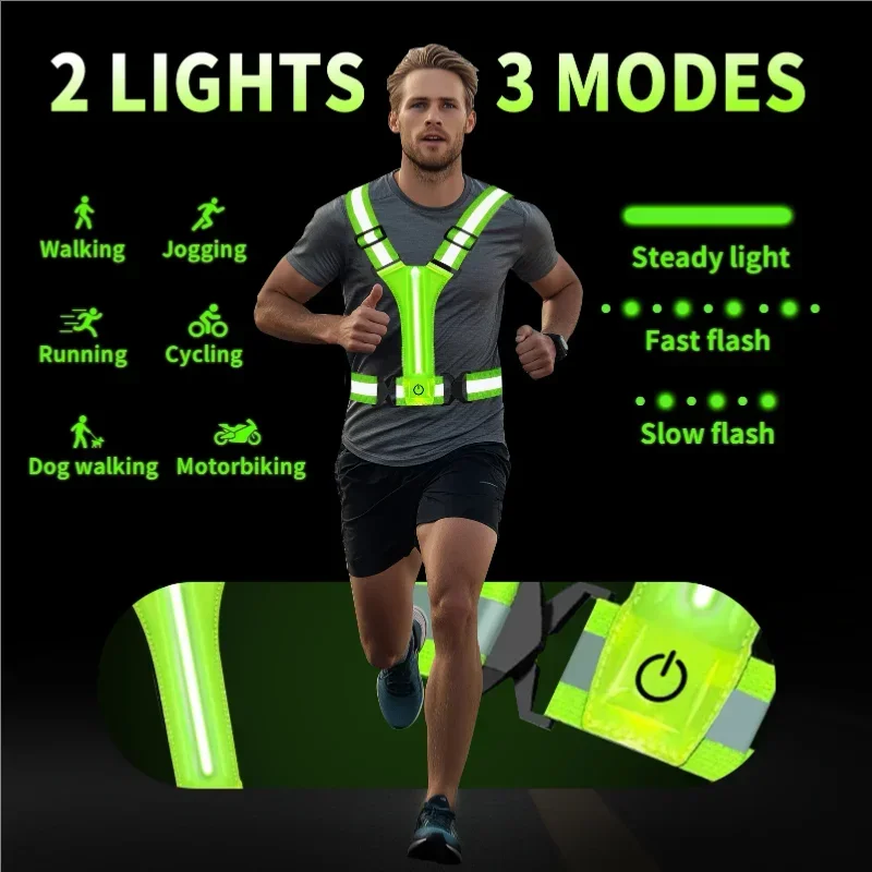 Kamizelka odblaskowa LED do bi – Running Gear Lights recenzja i cena