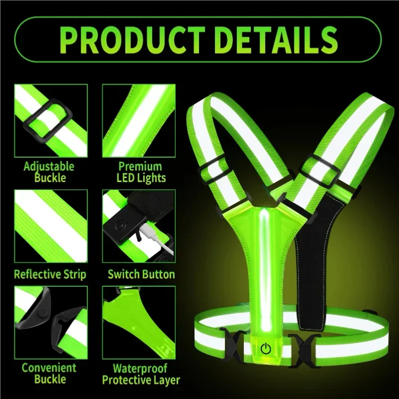 Kamizelka odblaskowa LED do bi – Running Gear Lights recenzja i cena