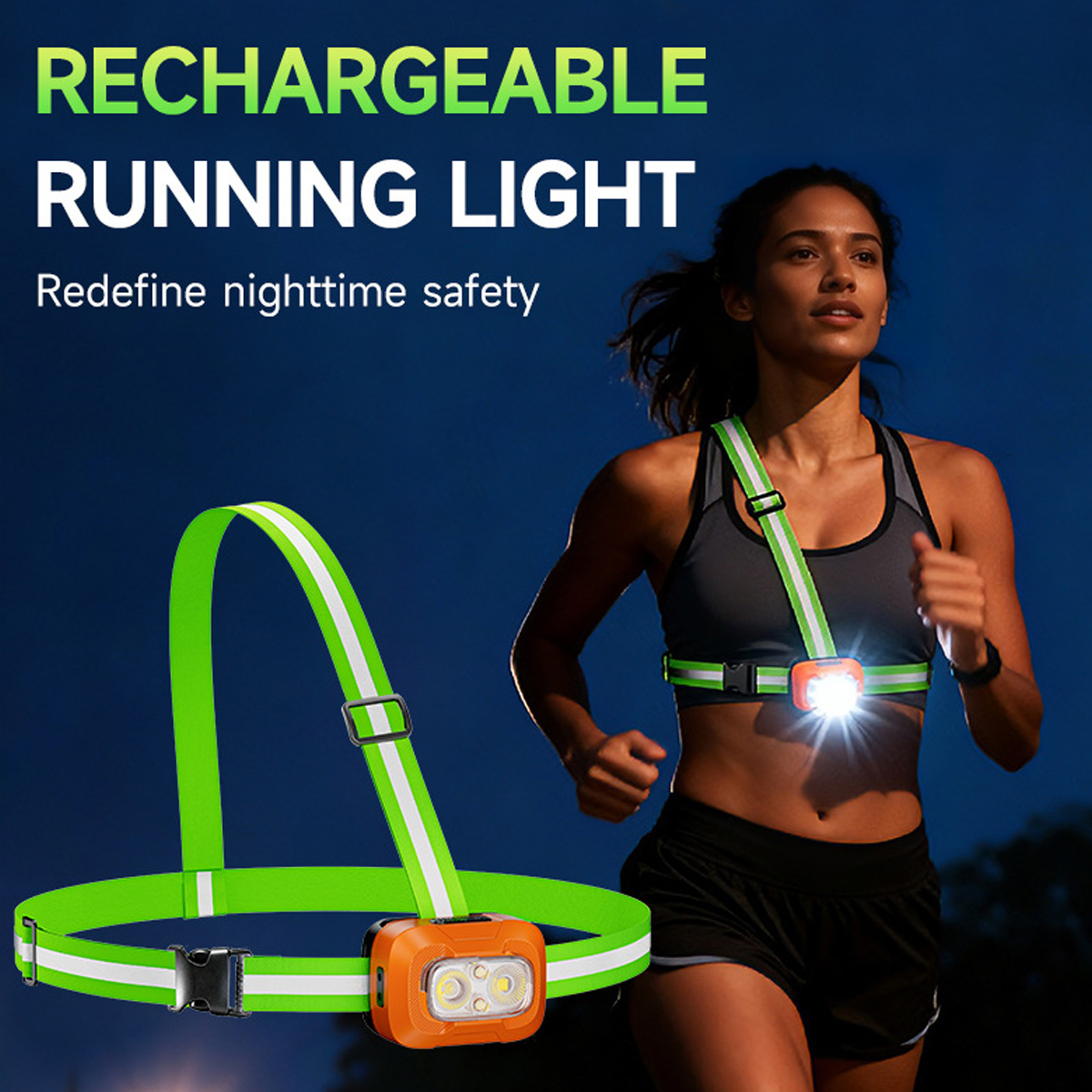 Światło do biegania, ładowane  – Running Gear Lights recenzja i cena