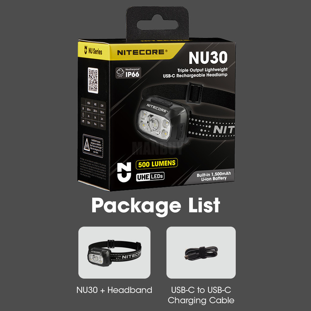 Hurtownia Nitecore NU30 1500mA – Running Gear Lights recenzja i cena